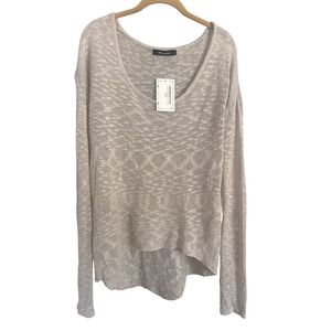 Merrilee's Swimwear NWT Khaki Loose Knit Sweater L Beach Cover Up Resort Wear